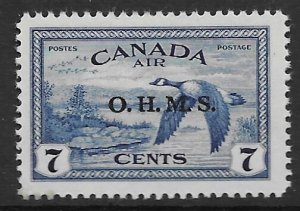 Canada CO-1  1949   7 cents  FVF Mint NH