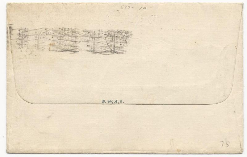 US Scott #537 on Cover w/ Nice Flag Cancel Pottstown, PA May 8, 1919