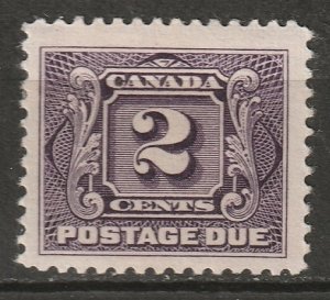 Canada 1928 Sc J2c postage due MLH* reddish violet