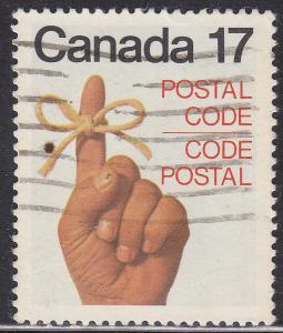 Canada 816 Introduction Of The Postal Code 17¢ 1979