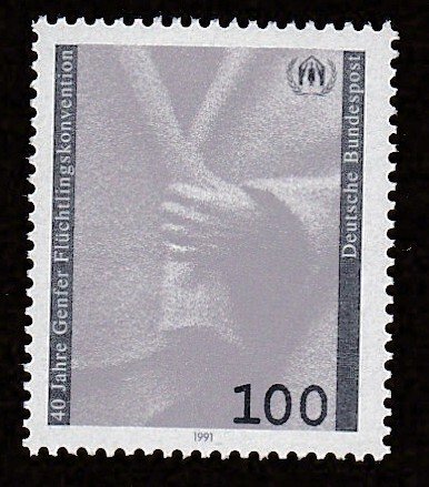 Germany # 1679, Refugee Convention 40th Anniversary, Mint NH
