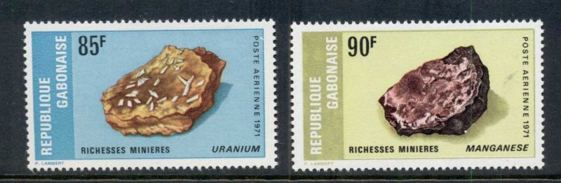 Gabon 1971 Rocks & Minerals MUH