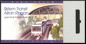 Malaysia Sc# 620a MNH Booklet 1997 Light Rail Transit