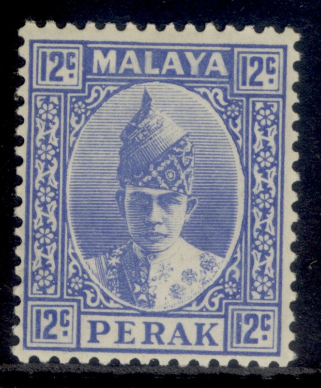 MALAYSIA - Perak GVI SG113, 12c bright ultramarine, M MINT. Cat £30. 