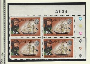 Antigua  plate block mh  sc 248