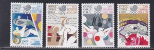 Cyprus # 705-708, Seoul Summer Olympics, Mint NH, 1/2 Cat.