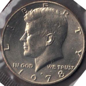 1978-D Kennedy half dollar uncirculated