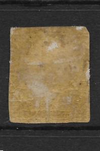 NEW SOUTH WALES 1850-51  3d   SYDNEY VIEWS   FU ERROR    SG 43c