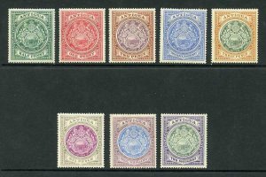 Antigua SG41/50 1908 Set of 8 wmk Mult Crown CA M/M cat 170 Pounds