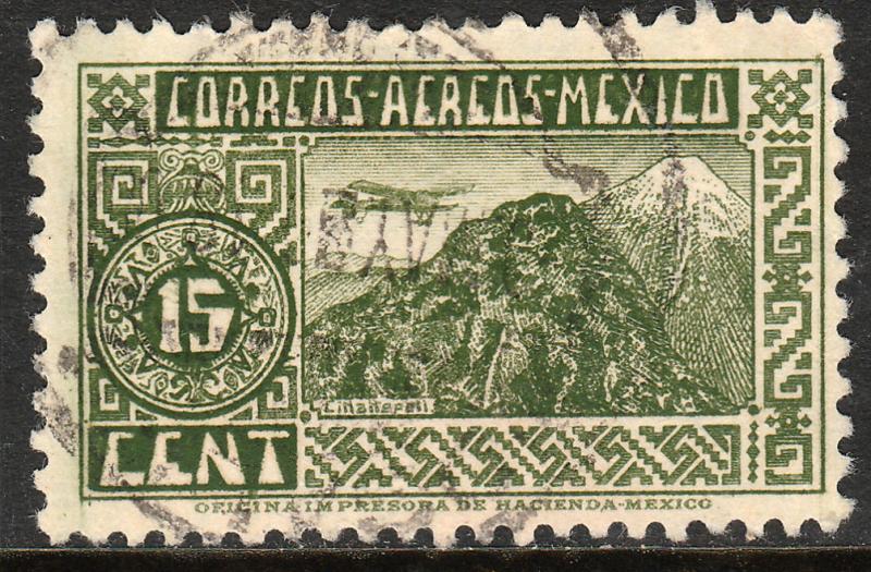 MEXICO C172 15c 1934 Definitive Wmk Gobierno...(279) Used. (1193)