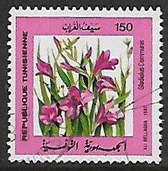 Tunisia # 930 - Gladiolus - used.....{Gn16}