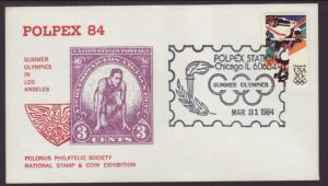 Summer Olympics 1984 Polpex Cover BIN