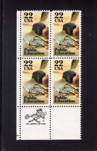 2159 Public Education, MNH LL-ZIP blk/4