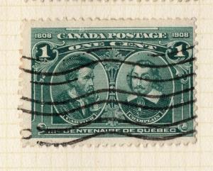 Canada 1908 Early Issue Fine Used 1c. 277483
