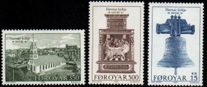 Faroe Islands # 186 - 188 MNH