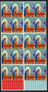 Australia SG4474a Mary and Baby Jesus booklet (SB520) pane U/M