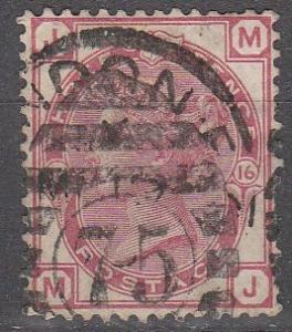 Great Britain #61  Plate 16   F-VF Used  CV $50.00  (K1723)