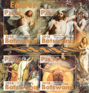 Stamps.  Art, painting, Religion, Easter 2016 1+1 sheets perforated MNH **