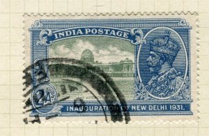 INDIA; 1931 early GV NEW DELHI issue fine used 2a. value