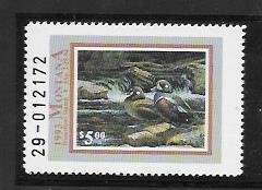 #MT8 MNH MONTANA 1993 State Duck Stamp