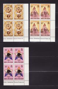 Gilbert & Ellice Islands 170-172 Blocks Set MNH Christmas (B