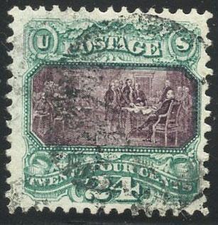 US Scott #120 Used, FVF, PFC