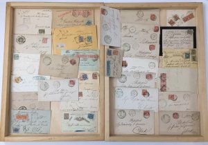Italy 1880s/1940s Censura WWII Used 30 Items UK2461
