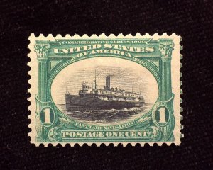 HS&C: Scott #294 1 cent Pan American. Mint F/VF LH US Stamp