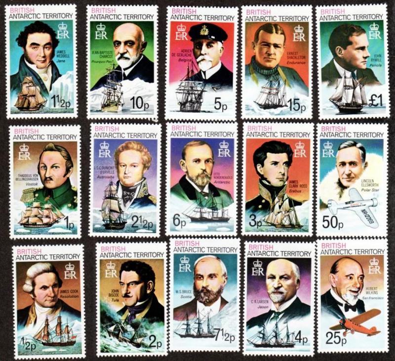 British Antarctic Territory # 45-59 Mint!