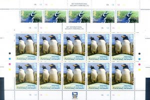 Fauna. 2010 Penguins. 6 mini sheets.