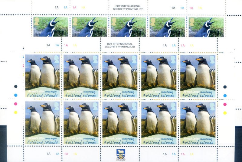 Fauna. 2010 Penguins. 6 mini sheets.
