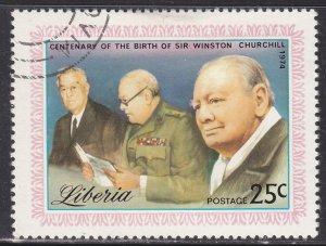 Liberia 696 Sir Winston Churchill 1974