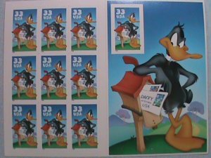 UNITED STATES STAMP: 1999 SC#3306a DAFFY DUCK CARTOONS MINT  STAMPS SHEET