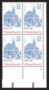 United States Scott #2341 Plate Block of 4 MINT NH  OG,  nice fresh set.