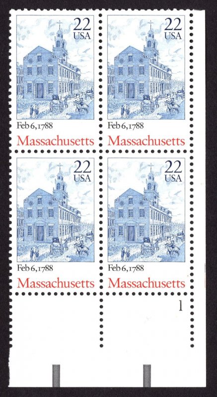 United States Scott #2341 Plate Block of 4 MINT NH  OG,  nice fresh set.