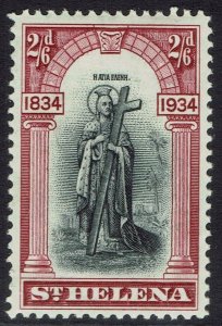 ST HELENA 1934 CENTENARY 2/6