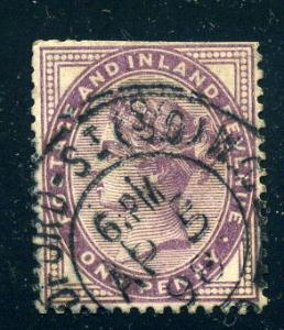 Great Britain - Victoria - Scott #89 - Used