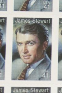 2007 sheet Legends of Hollywood: James Stewart Sc# 4197