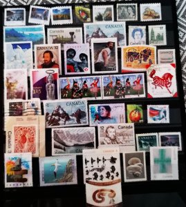 Canada div. stamps 4 pages
