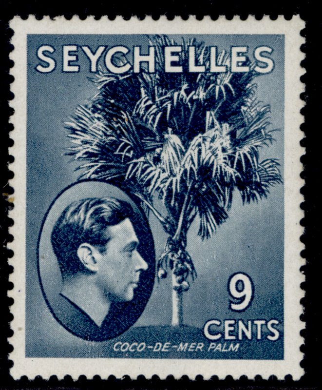 SEYCHELLES GVI SG138ab, 9c grey-blue, M MINT. Cat £25.