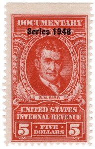 (I.B) US Revenue : Documentary $5 (1948)