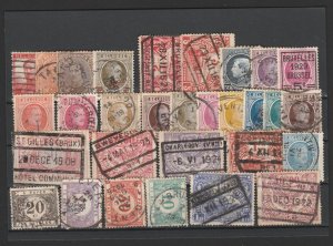 BELGIUM Early Used Stamps 19296-
