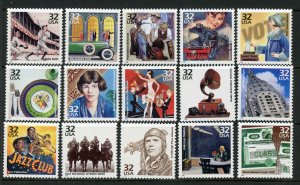 USA 3184 a-o Mint (NH) Complete Set