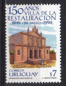 Uruguay stamp 1999 - villa de la restauracion 150th anniversary