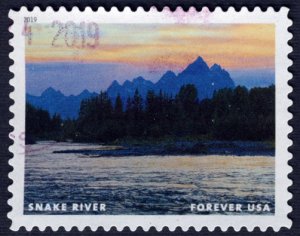 U.S. #5381d Forever Used (Snake River)