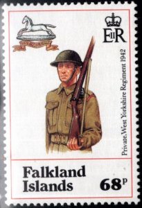 FALKLAND ISLANDS Scott 567 MNH** Soldier stamp