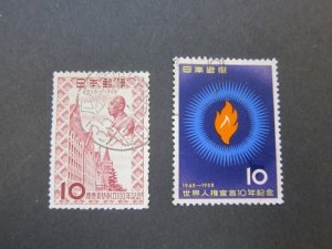 Japan 1958 Sc 659-61 FU