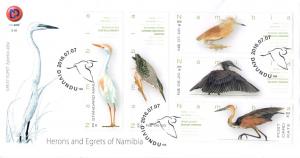 Namibia - 2016 Herons FDC