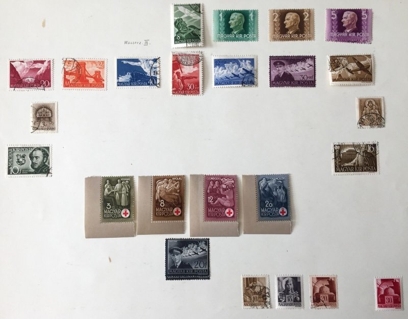 Hungary Mid Period M&U Collection on Pages(Apx 180 Items) HP316
