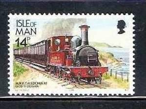 Manx Railway & Tramways, Steam Locomotive, Train MNH** 1988 Isle of Man # 1793